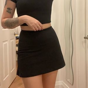 Girlfriend Collective Black Sport Skort